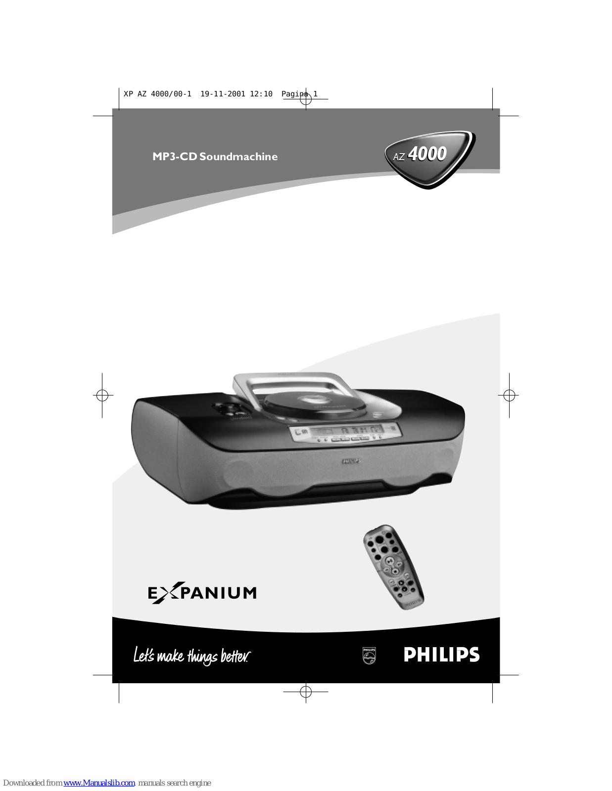 Philips AZ4000/00, AZ4000/11, AZ4000, AZ4000 - annexe 1, AZ4000 - annexe 2 User Manual