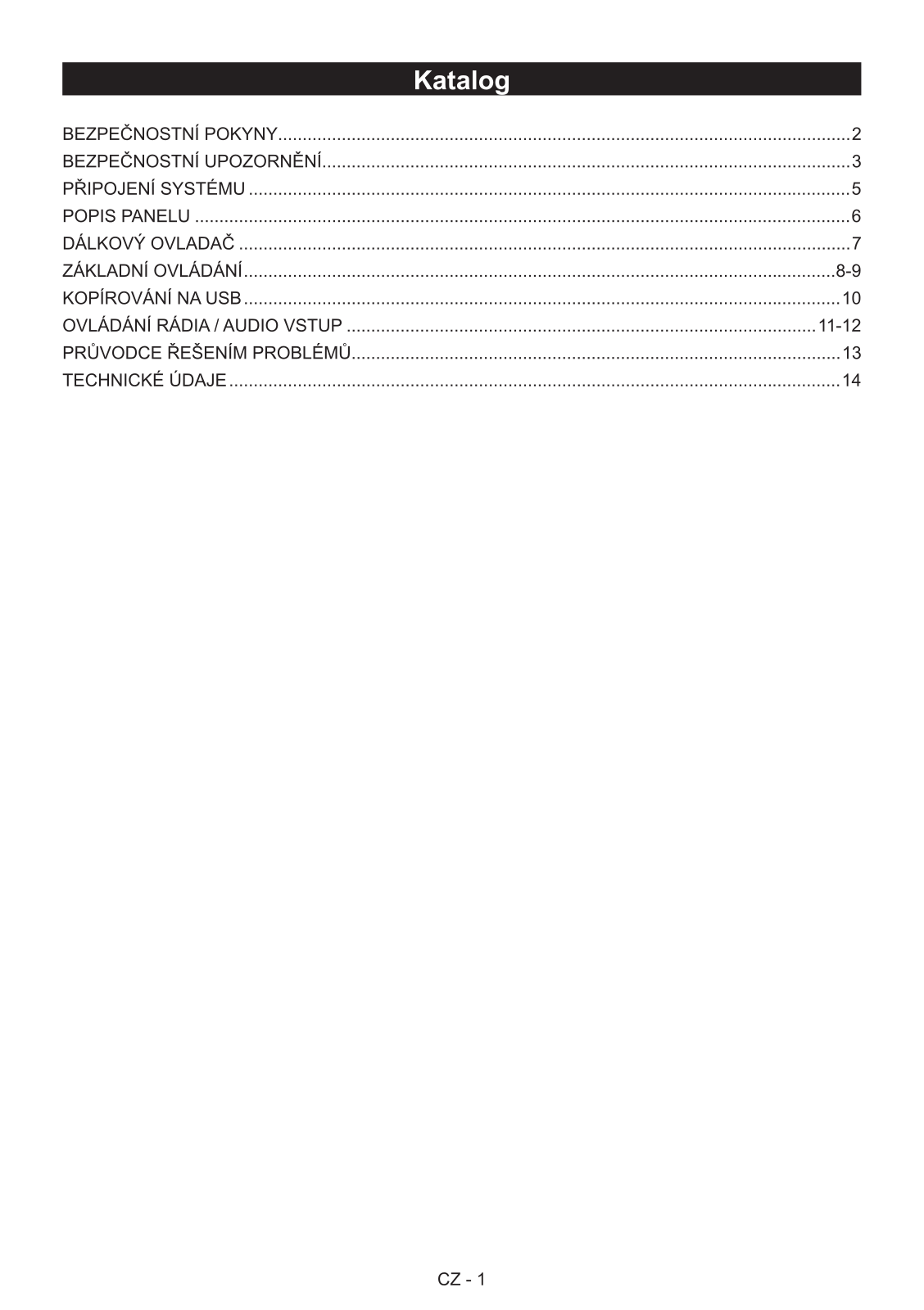 Sencor SMC 603 User Manual