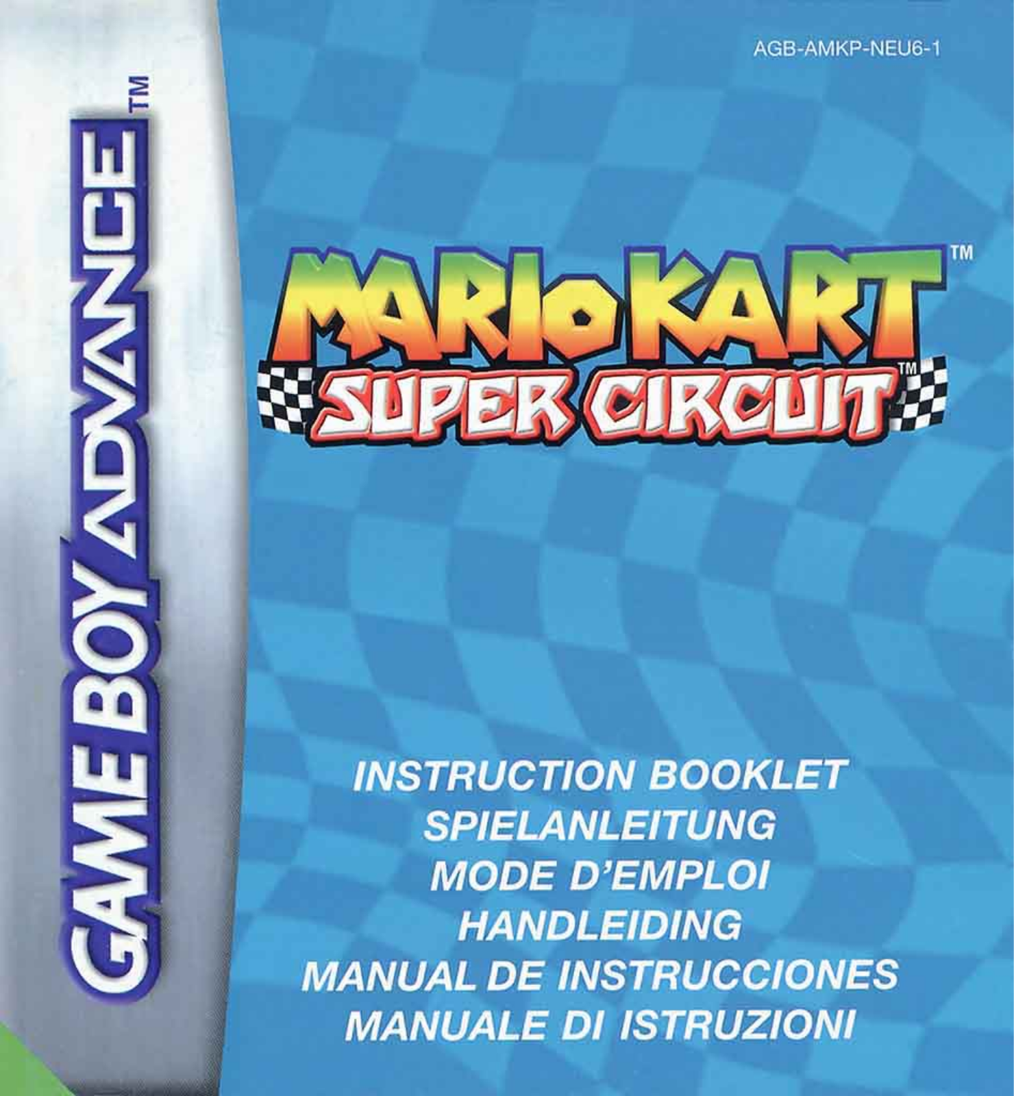 Mario - Super Mario Mario Kart Super Circuit Instruction Manual