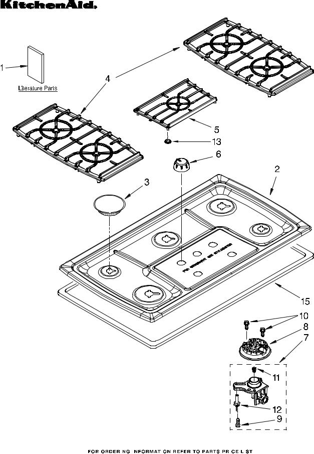 KitchenAid KGCK366VSS00 Parts List