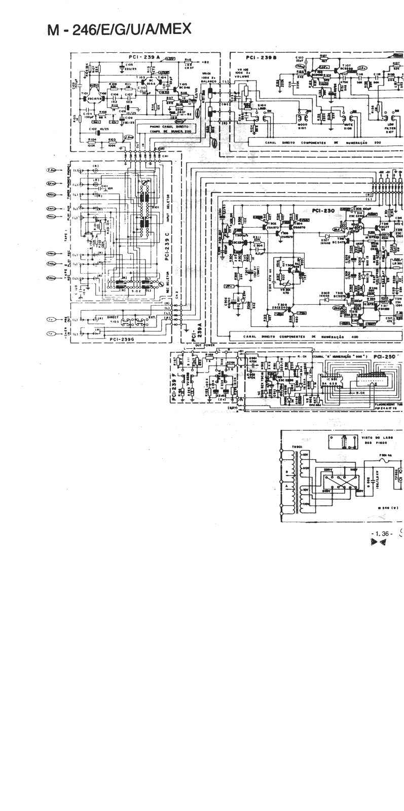 Gradiente M246 Schematic