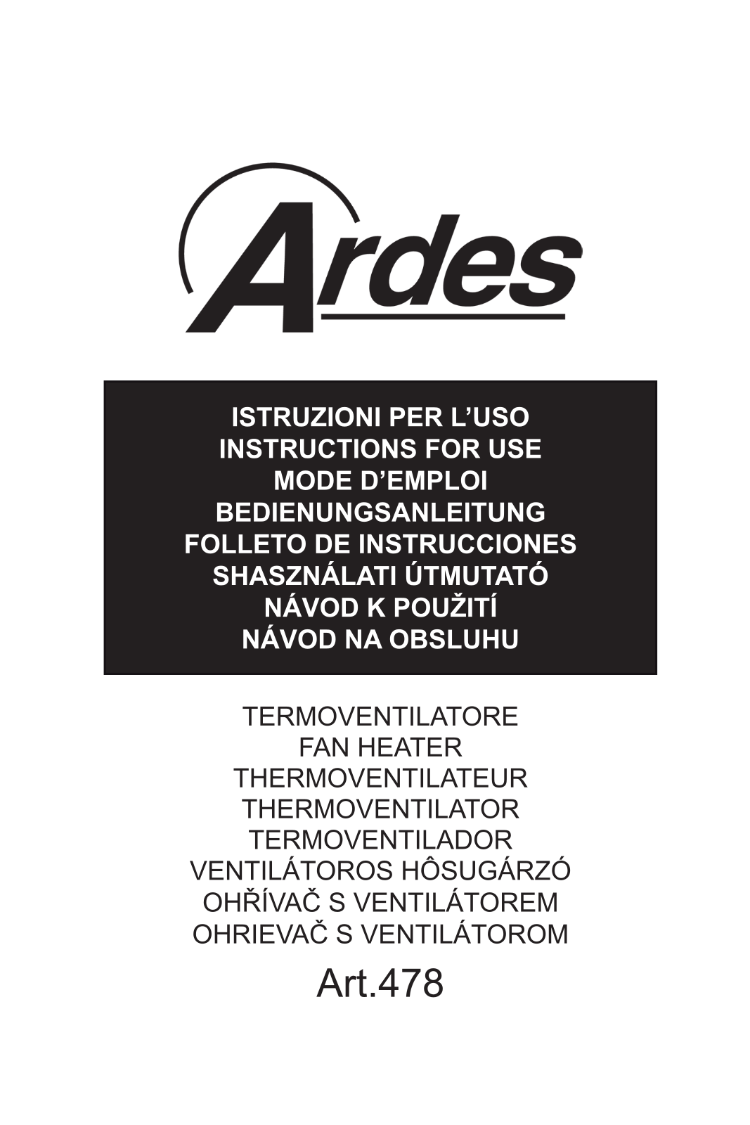 Ardes 478 User Manual - ManualMachine.com