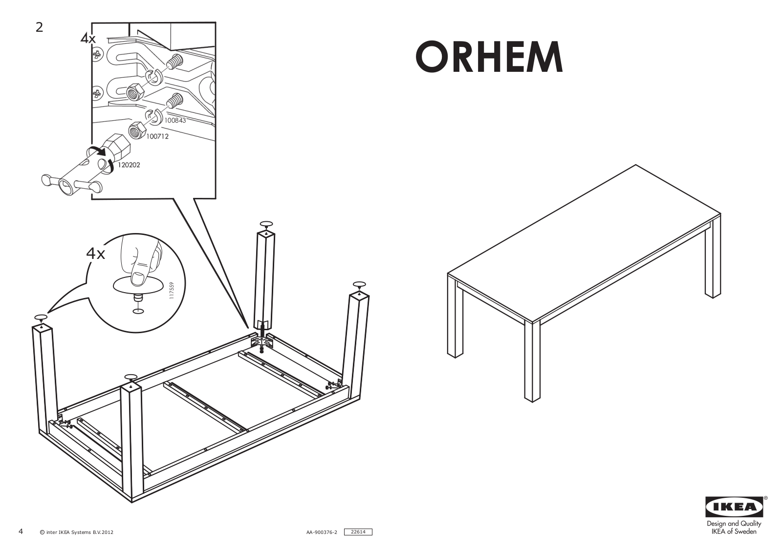 IKEA ORHEM User Manual