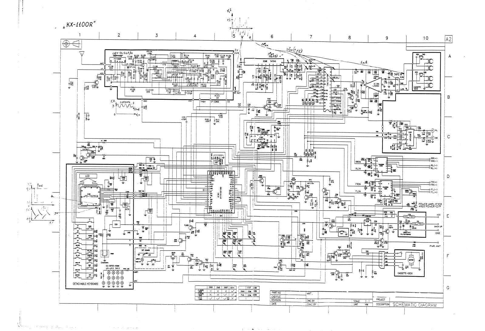 PROLOGY KX1100R Service Manual