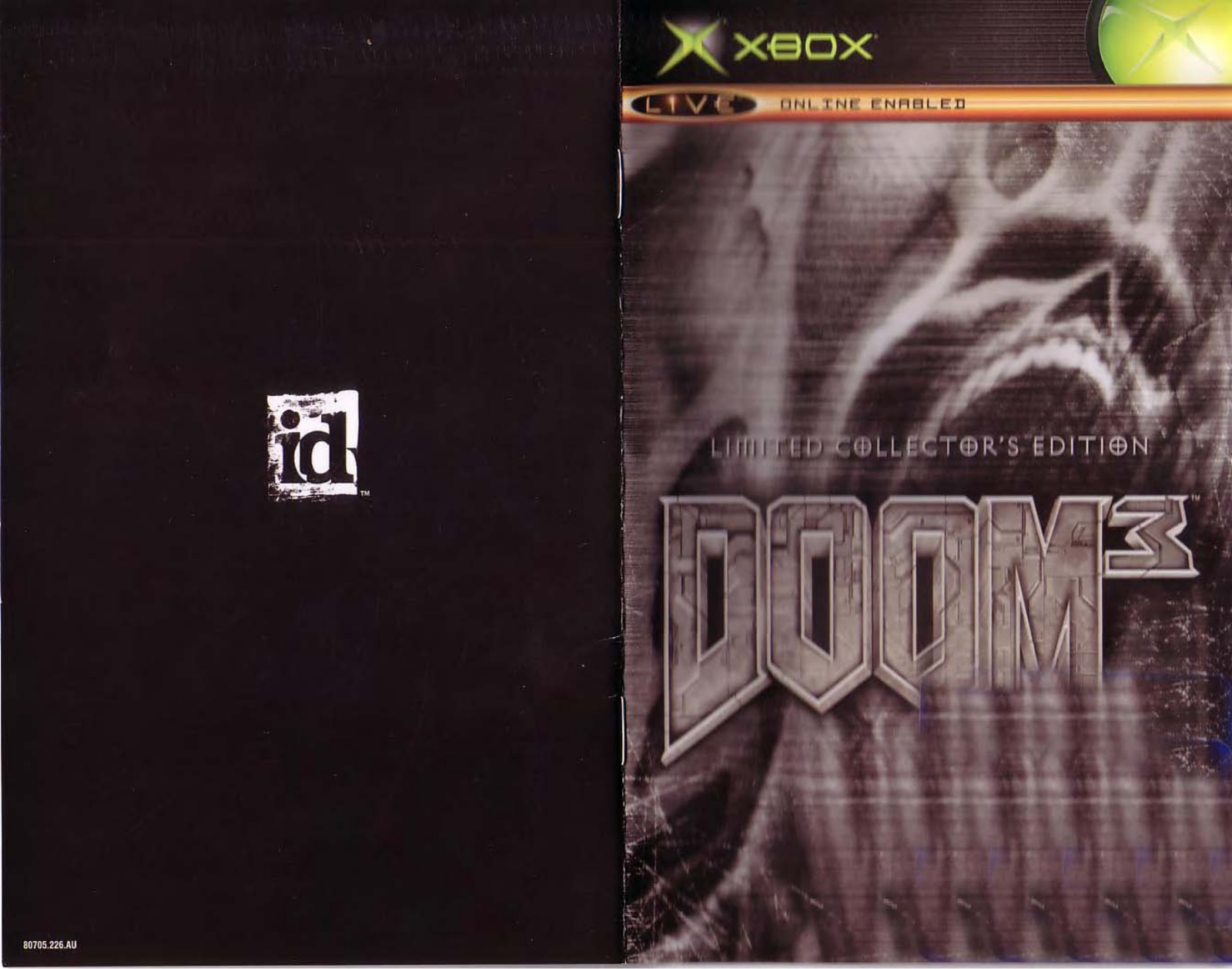 Games Microsoft XBOX DOOM 3-COLLECTORS EDITION User Manual