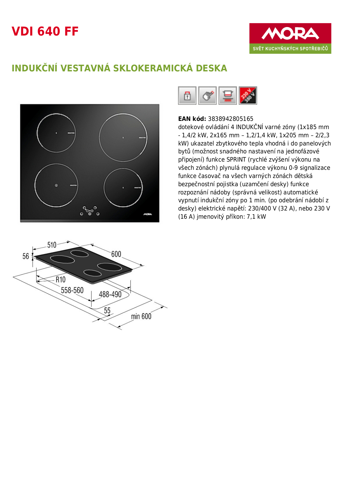 Mora VDI 640 FF User Manual