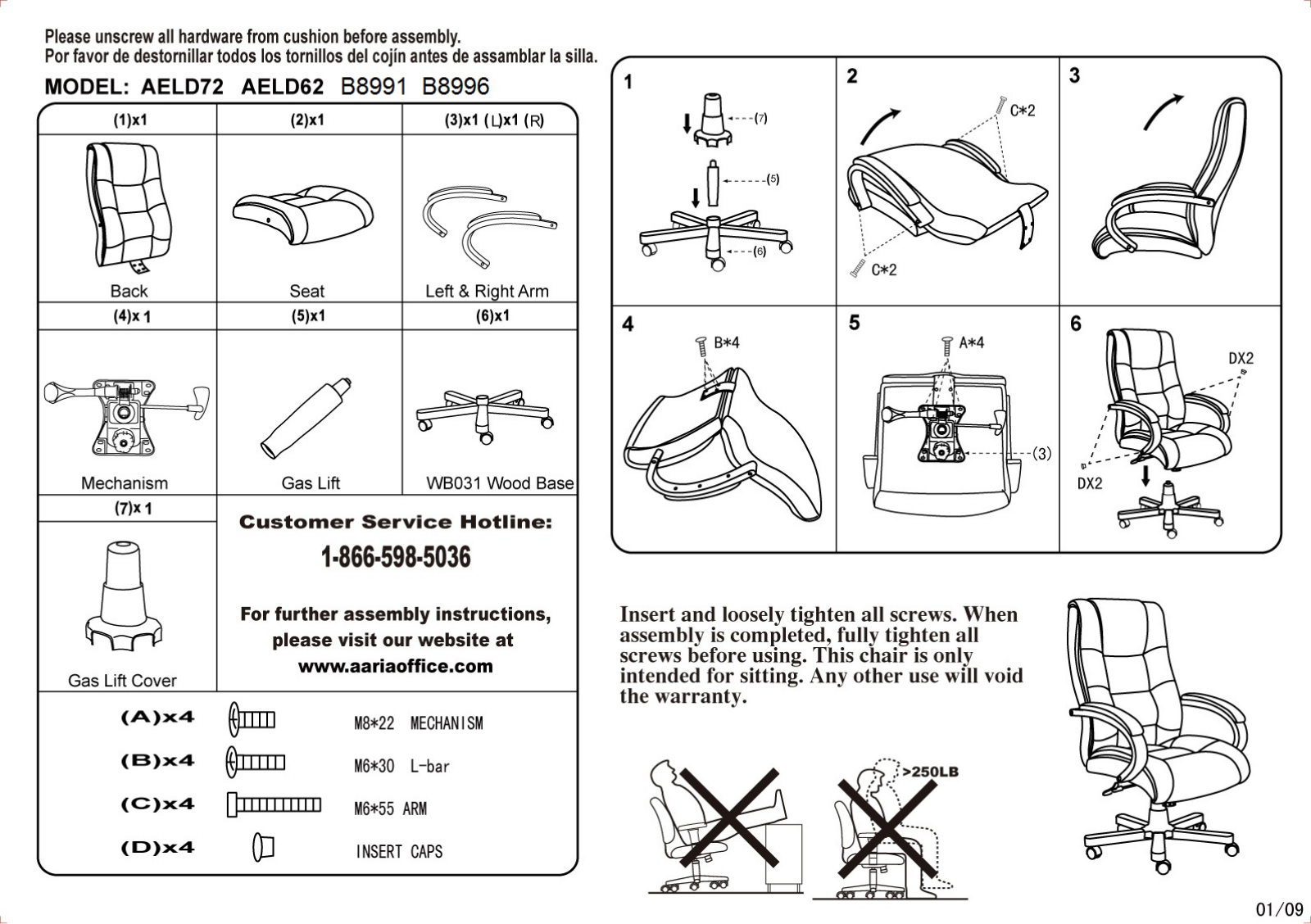 Boss B8991M Assembly Guide