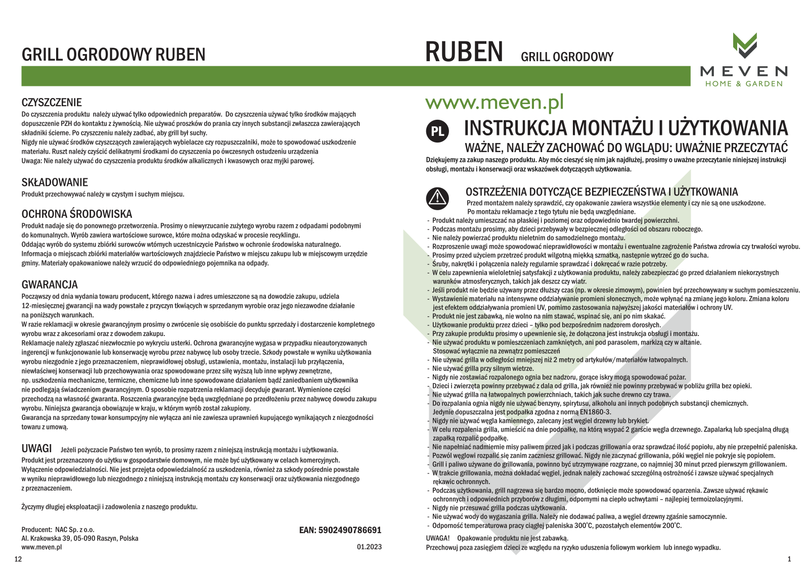 MEVEN MV-DS-34-RUBEN User guide - ManualMachine.com