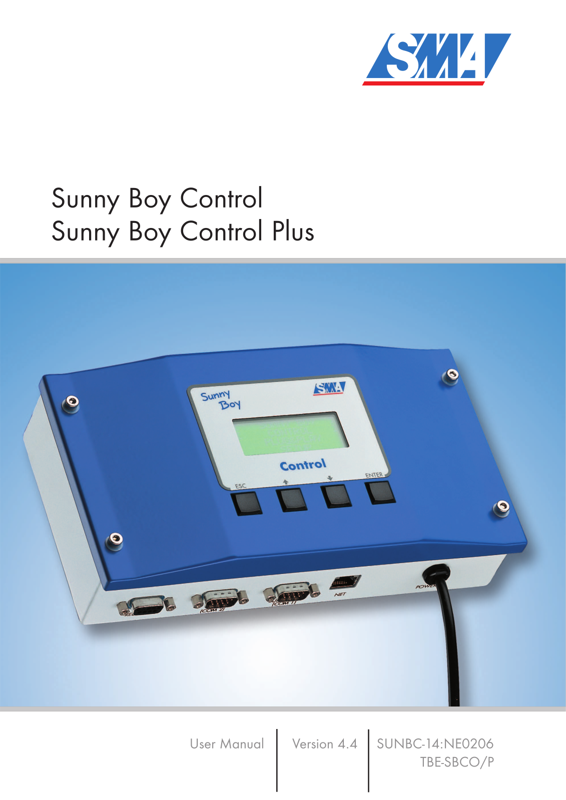 SMA Sunny Boy Control User Manual