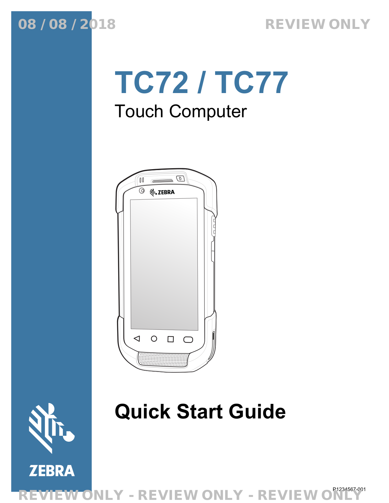 Zebra Technologies TC77HL User Manual