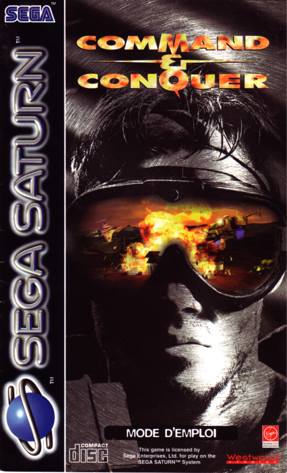 Command & Conquer Sega Saturn User Manual