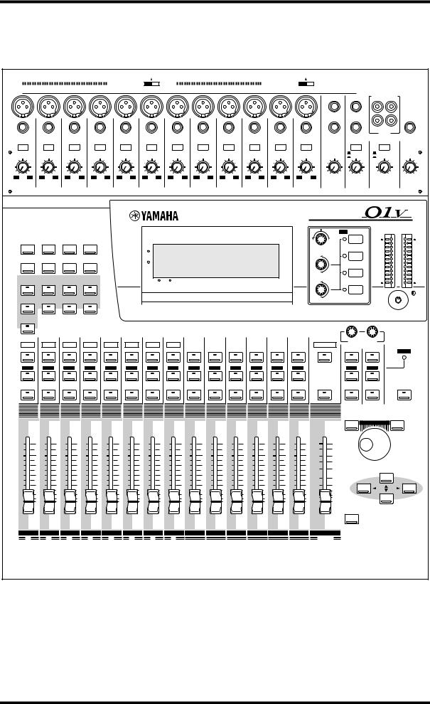 Yamaha 01v User Manual