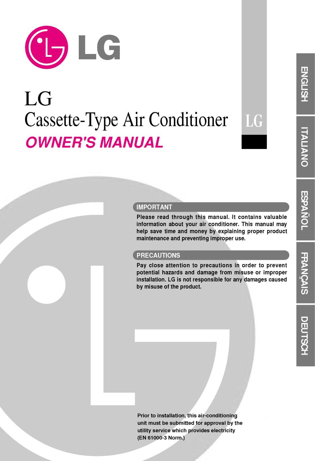 LG LT-D2860RJ, LT-D2860FJ, LT-D4882HL, LT-E1260RA, LT-D4881RJ User Manual