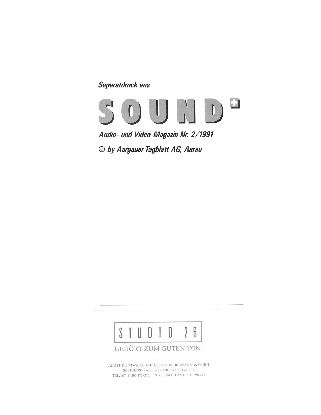 Fischer Audio Antheus User guide - ManualMachine.com