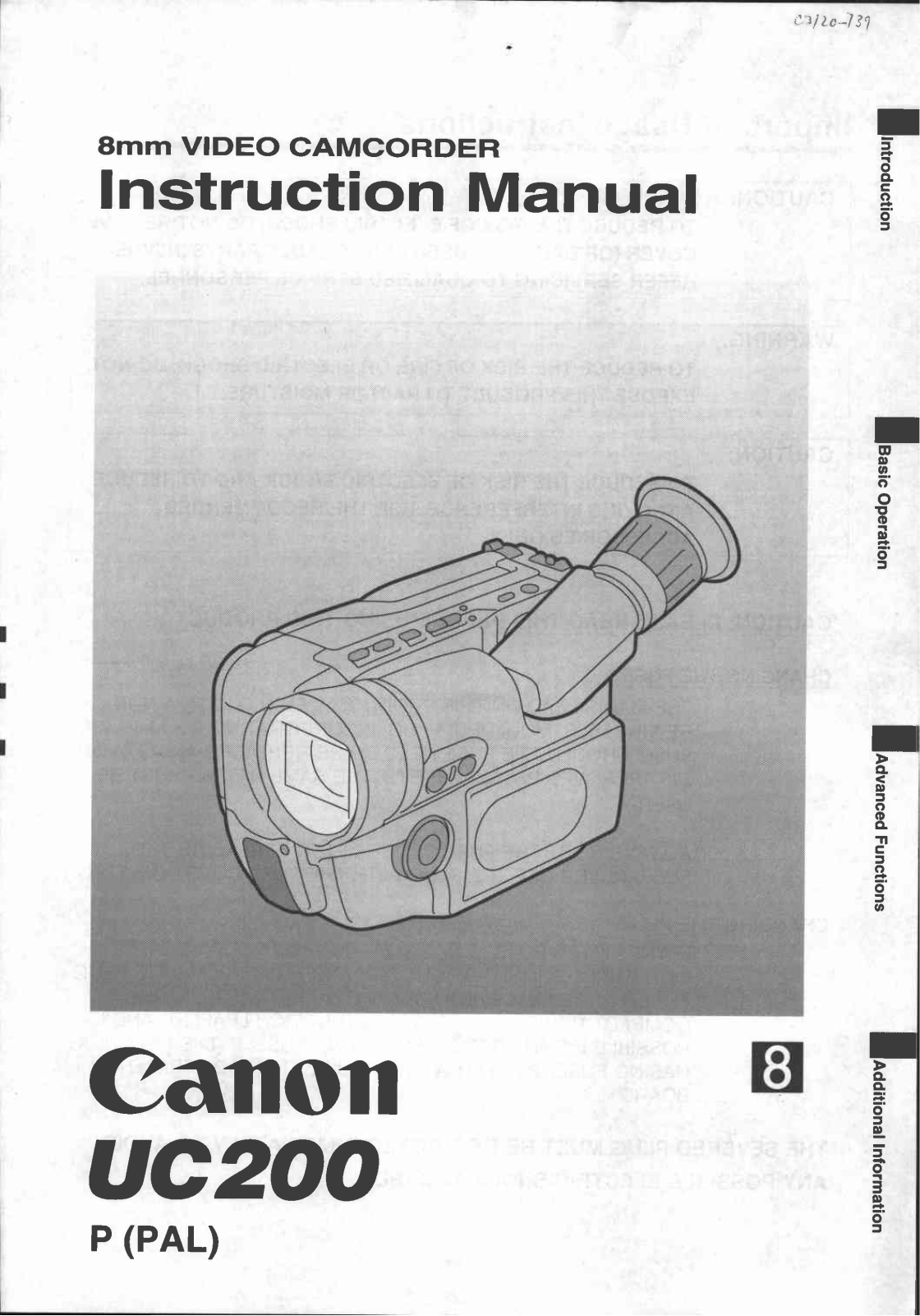 Canon UC 200 User Manual