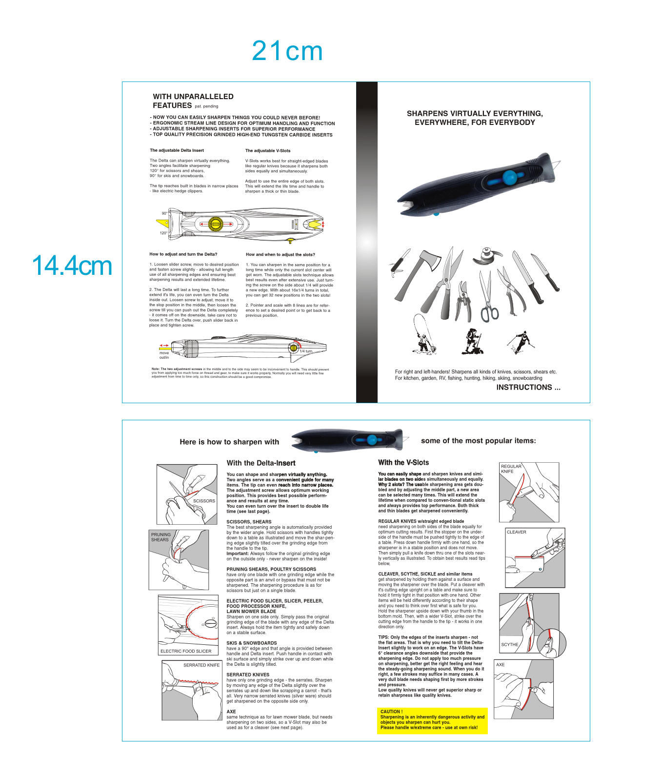 Harbor Freight Tools Multifunction Sharpener Product manual