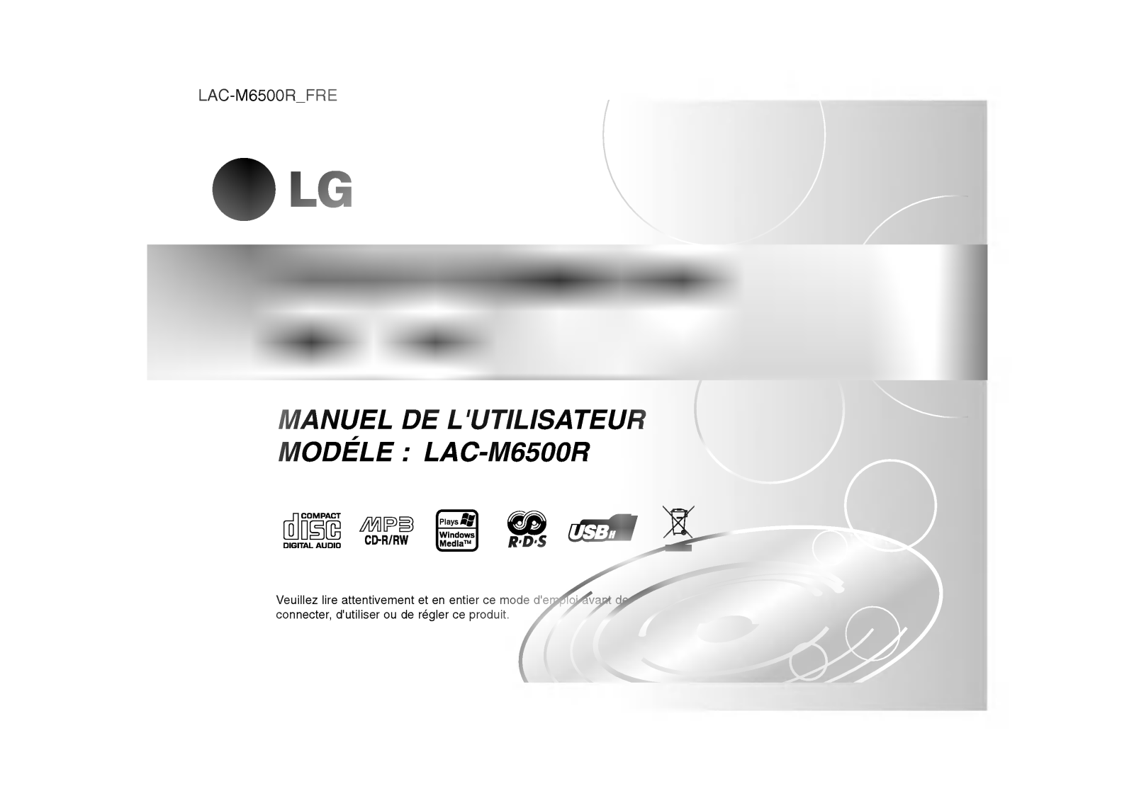 LG LAC-M6500 User Manual