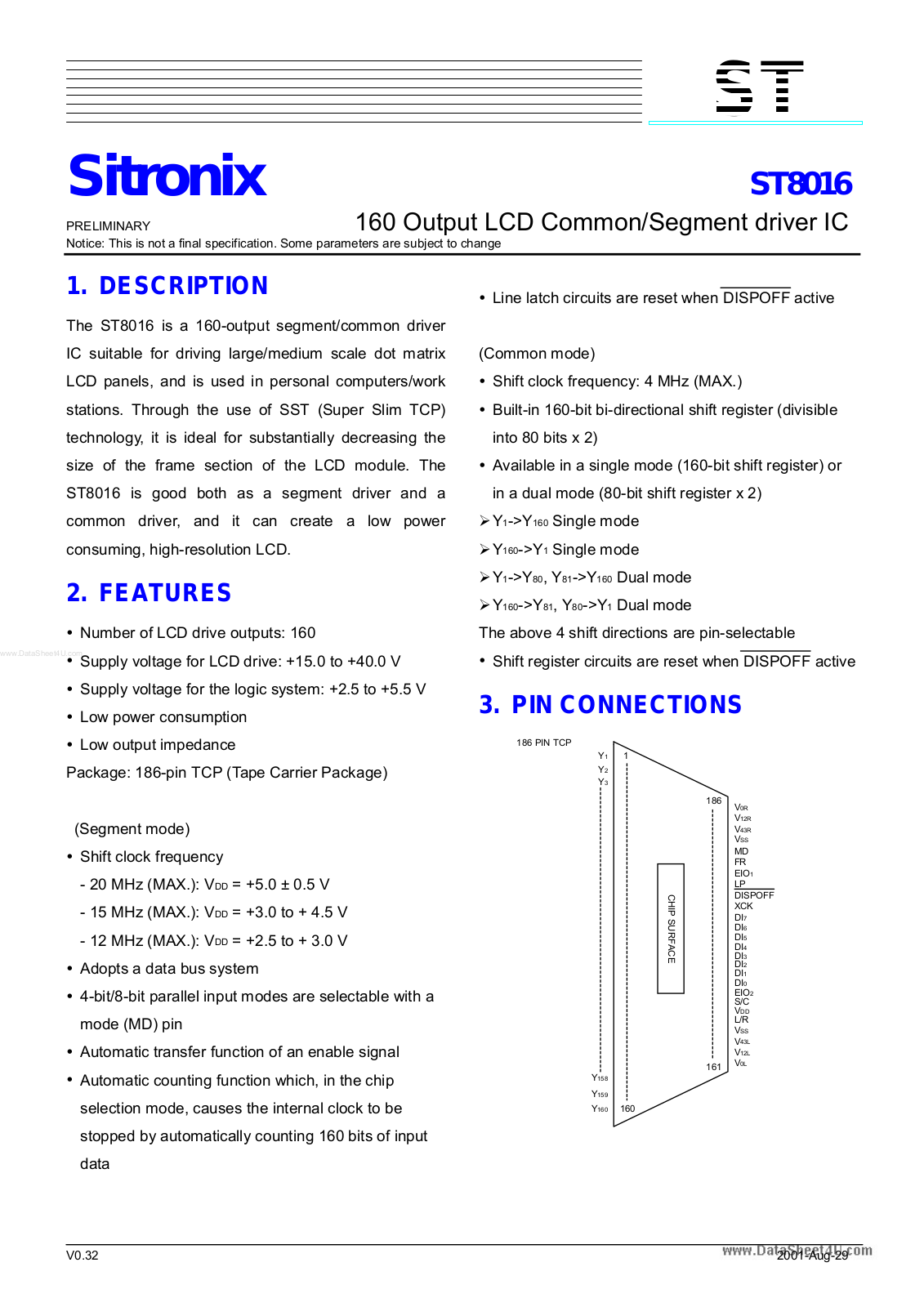 PACE ST 8016 Service Manual