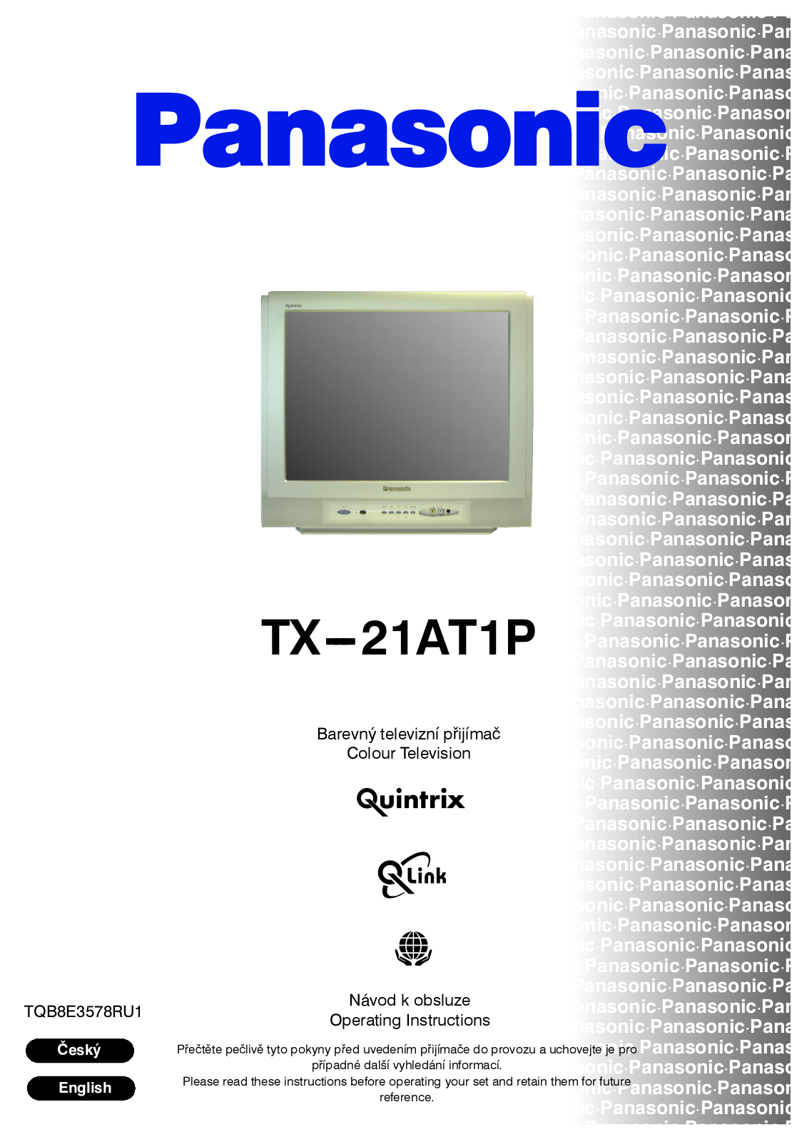 Panasonic TX-21AT1P User Manual