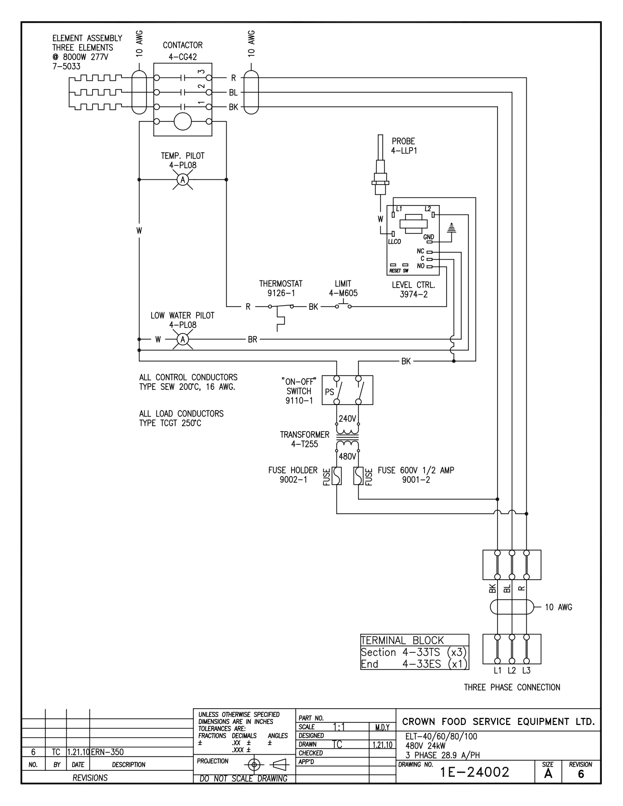 Intek ELT-40  480V 24 kW, ELT-60  480V 24 kW, ELT-80  480V 24 kW, ELT-100  480V 24 kW Service Manual