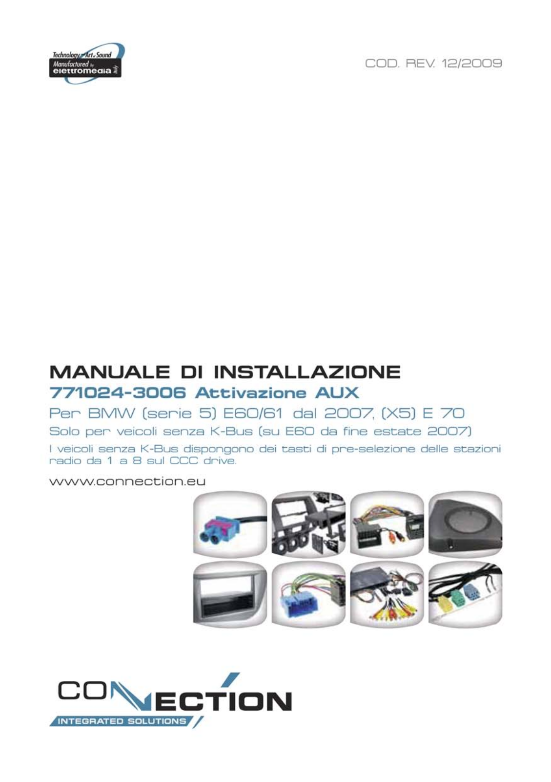 Connection 771024-3006 Installation Manual