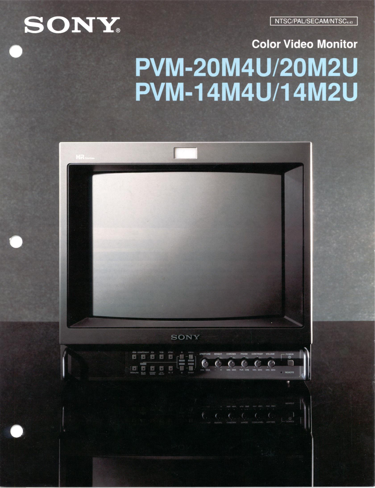 Sony PVM-20M4, PVM-20M2 Service Manual