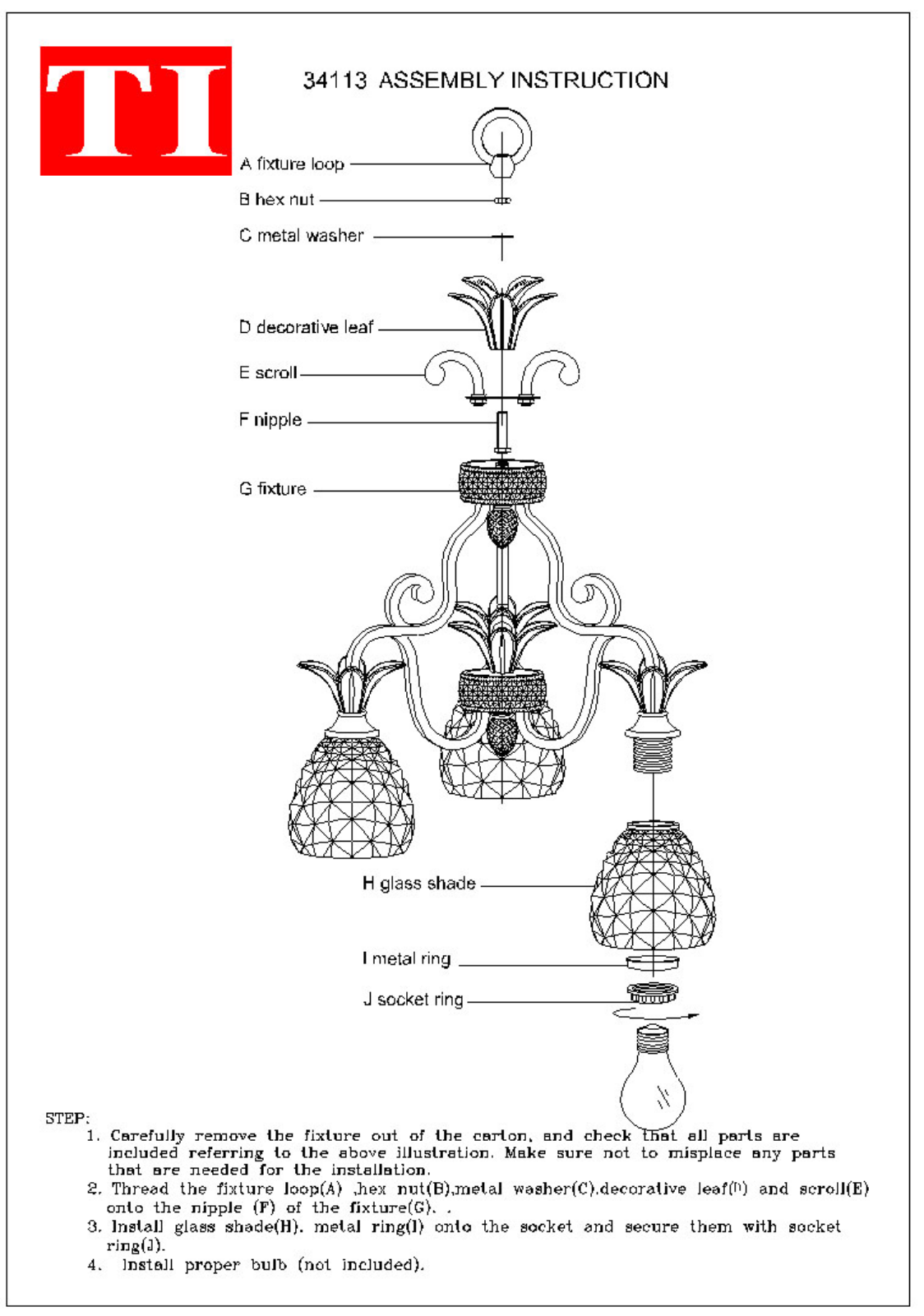 Triarch 34113 User Manual