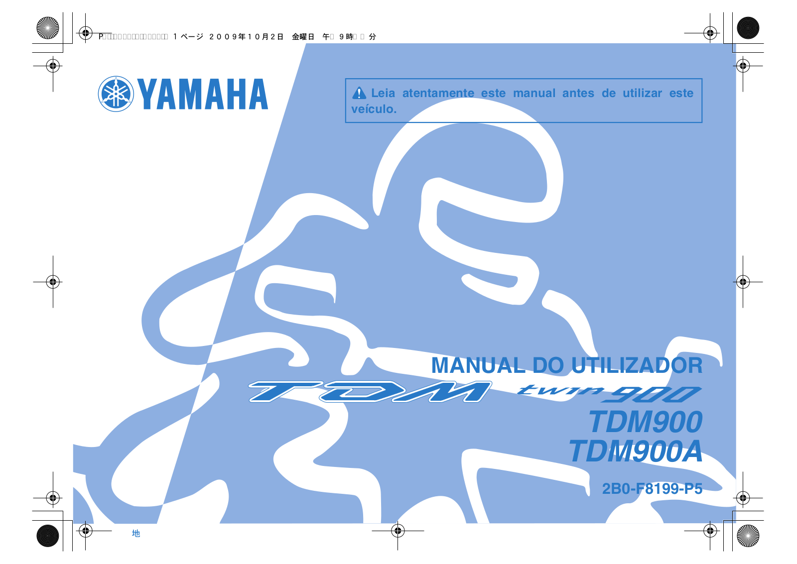 Yamaha TDM900, TDM900A User Manual