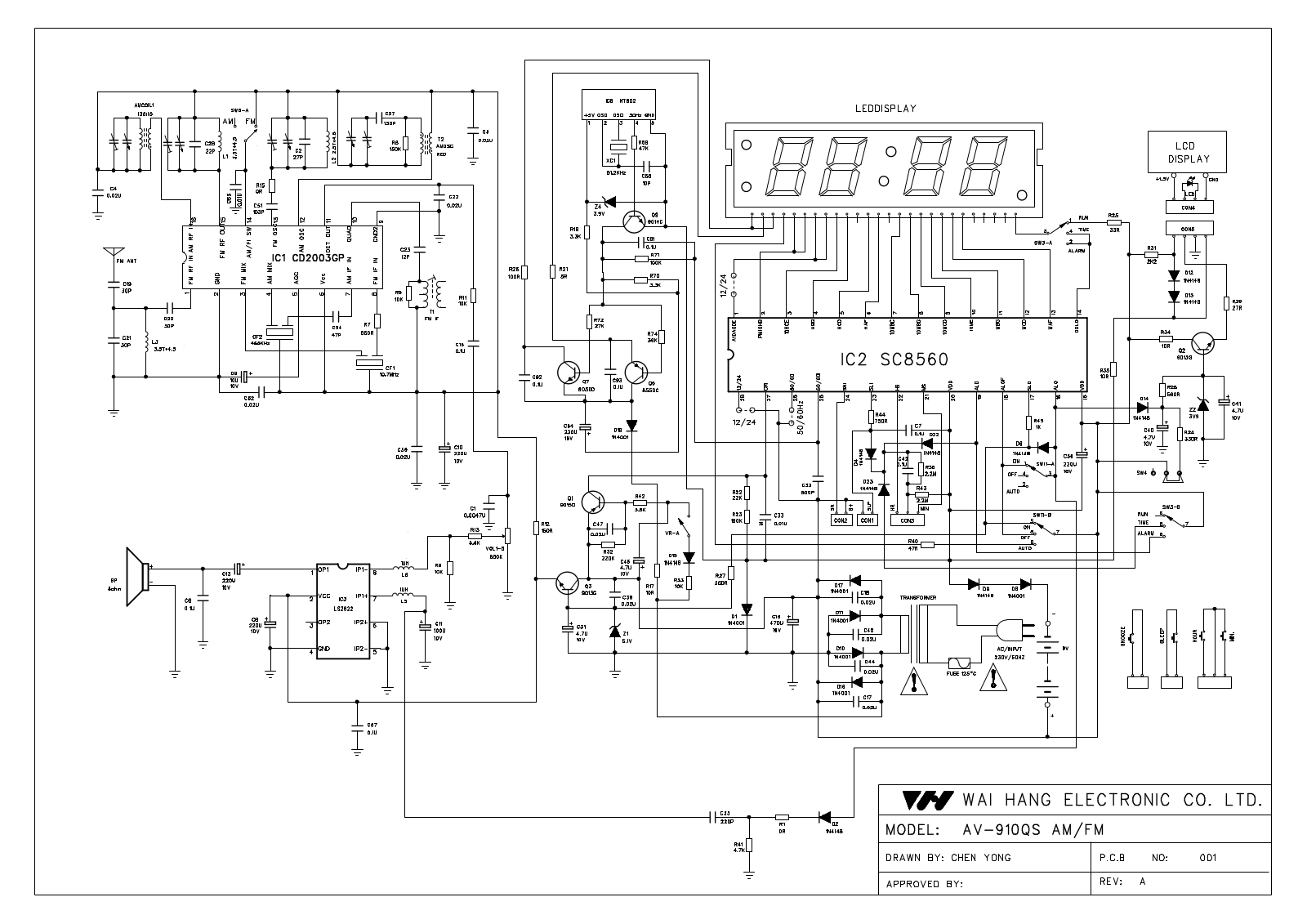 Winx WX-4052 Circuit diagrams