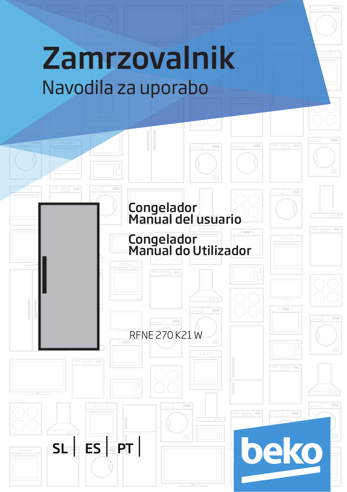 Beko RFNE 270 K21 W User manual