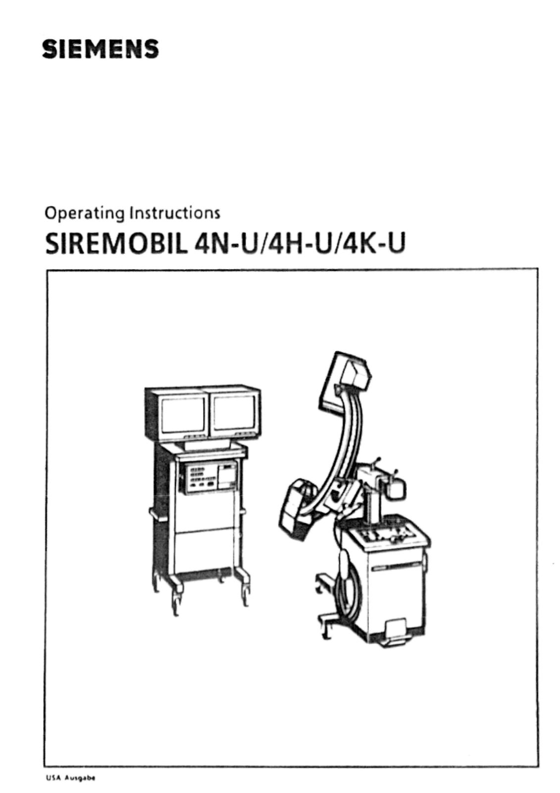 Siemens Siremobil 4 C-Arm User Manual