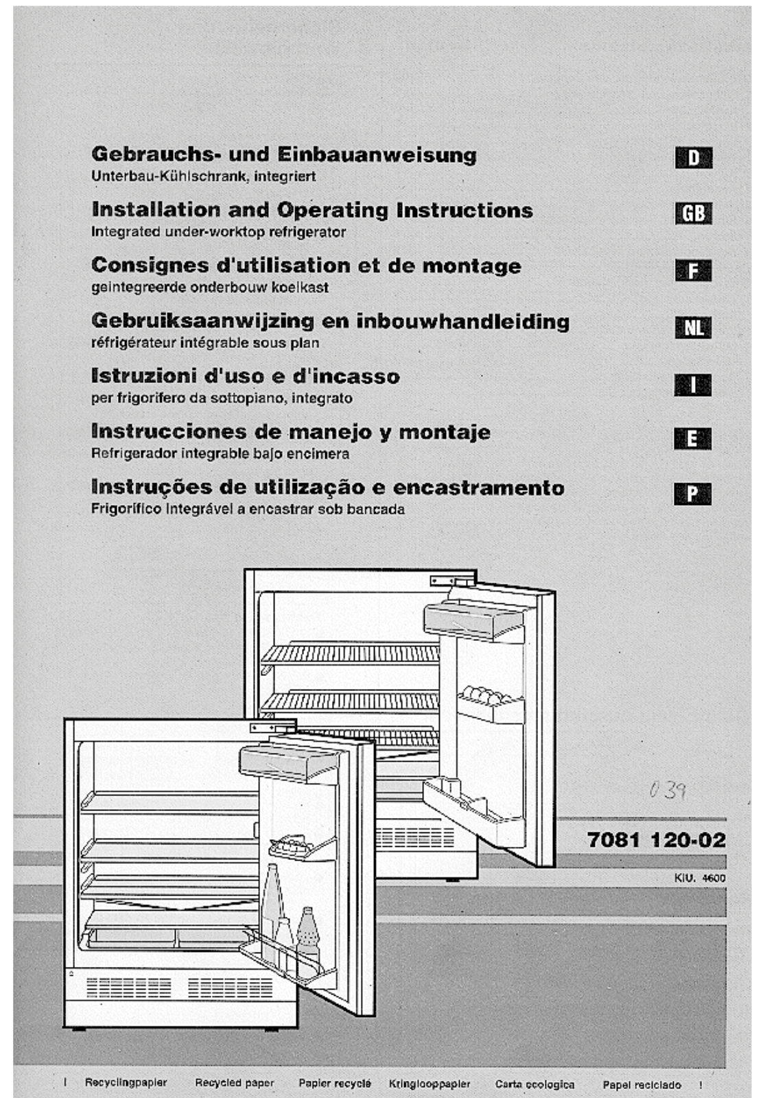 Aeg-electrolux AEG KIU1640 User Manual