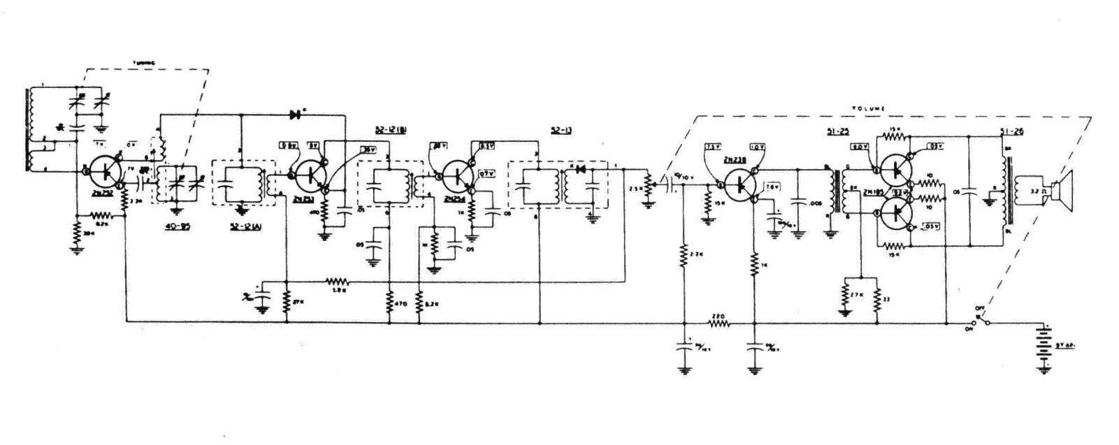 Heath Company XR-1 Schematic