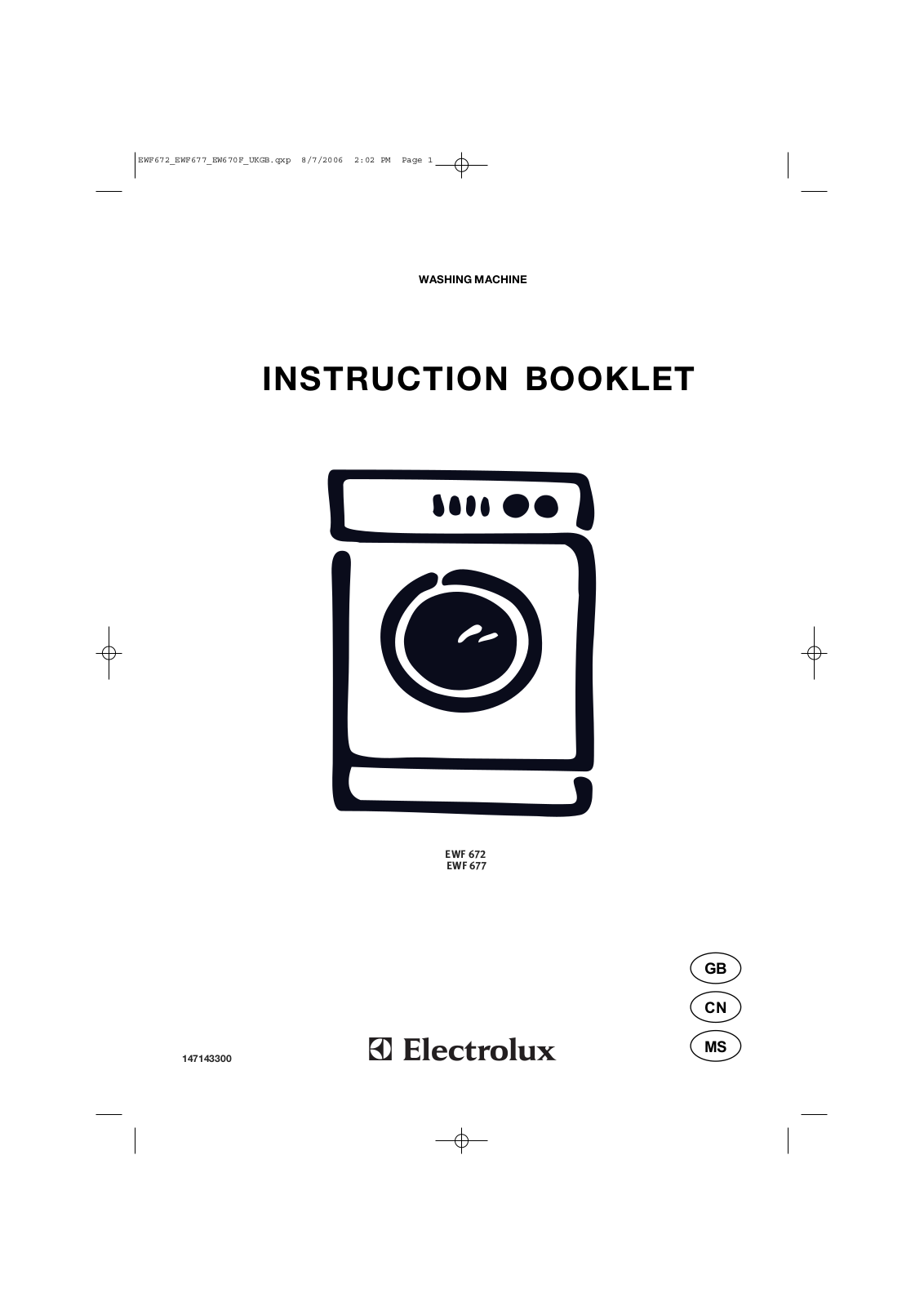 AEG EWF677 User Manual