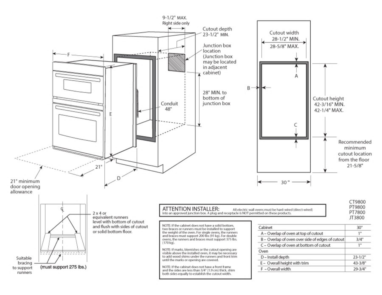 Cafe CTC912P2NS1 Specifications