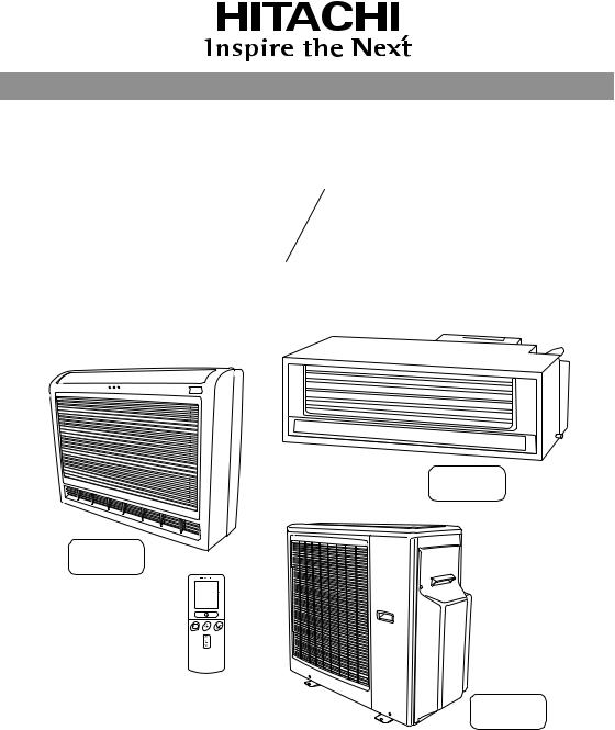 HITACHI RAD25QH4, RAD40QH4, RAF25NH4, RAF50NH4, RAM70QH4 User Manual