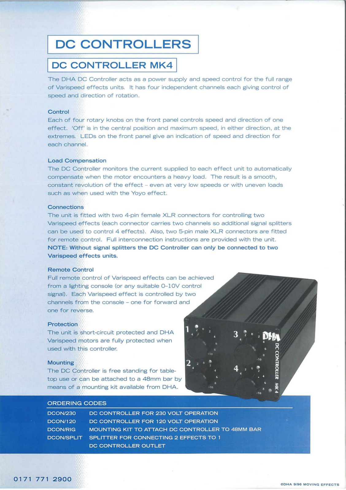 DHA DC Controllers DC Controllers - ManualMachine.com