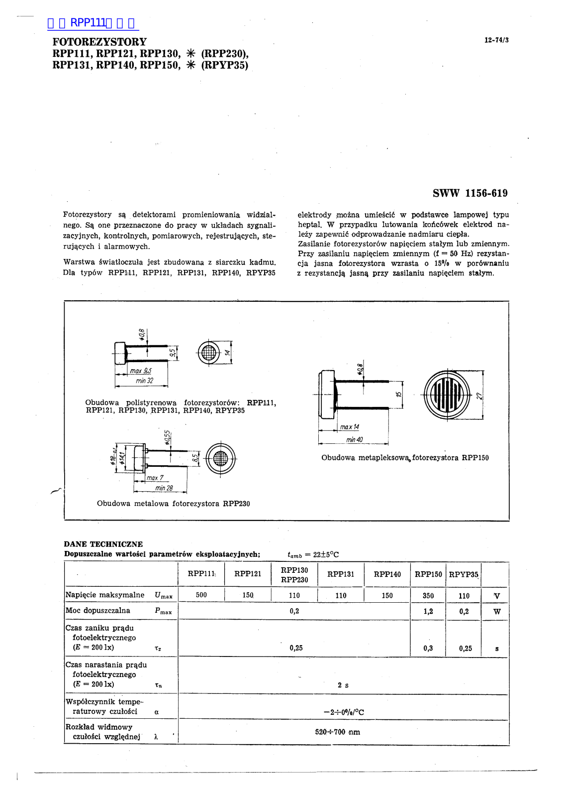 FOTOREZYSTORY RPP111, RPP121, RPP130, RPP131 Service Manual