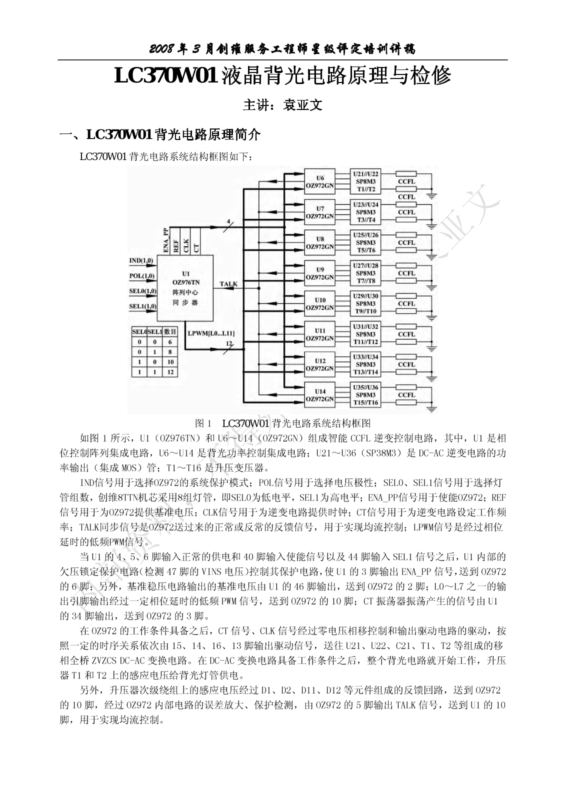 Philips LC370W01 Schematic