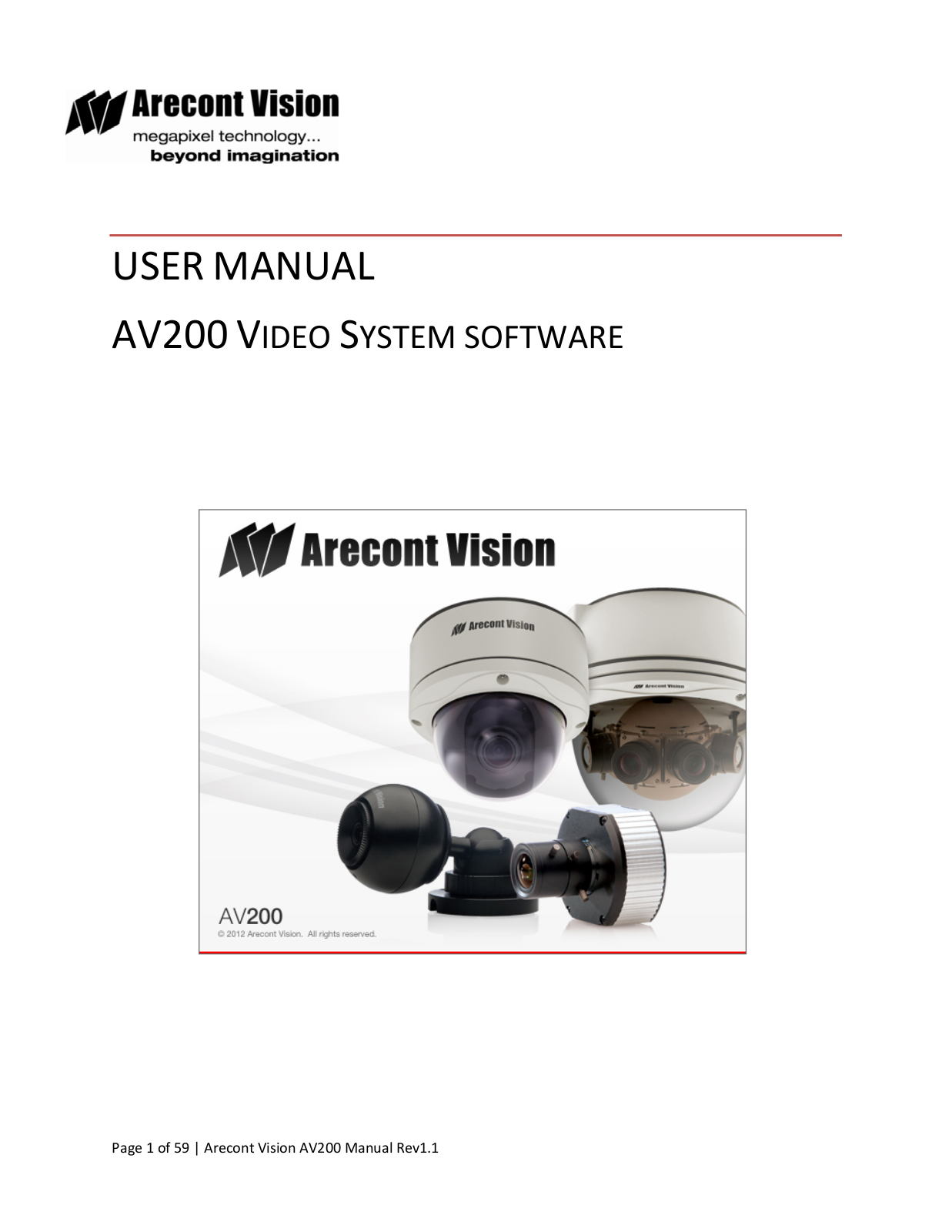 Arecont Vision AV200 Installation Manual