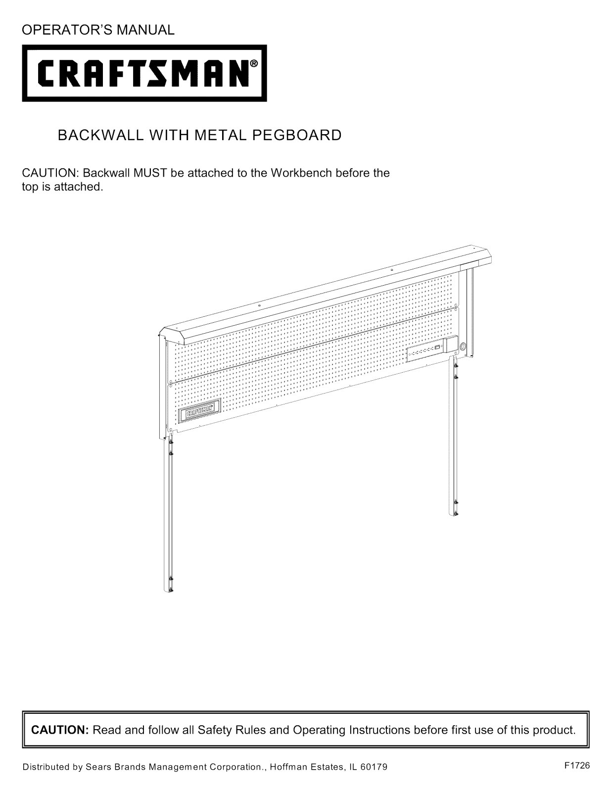 Craftsman 706149440 Owner’s Manual