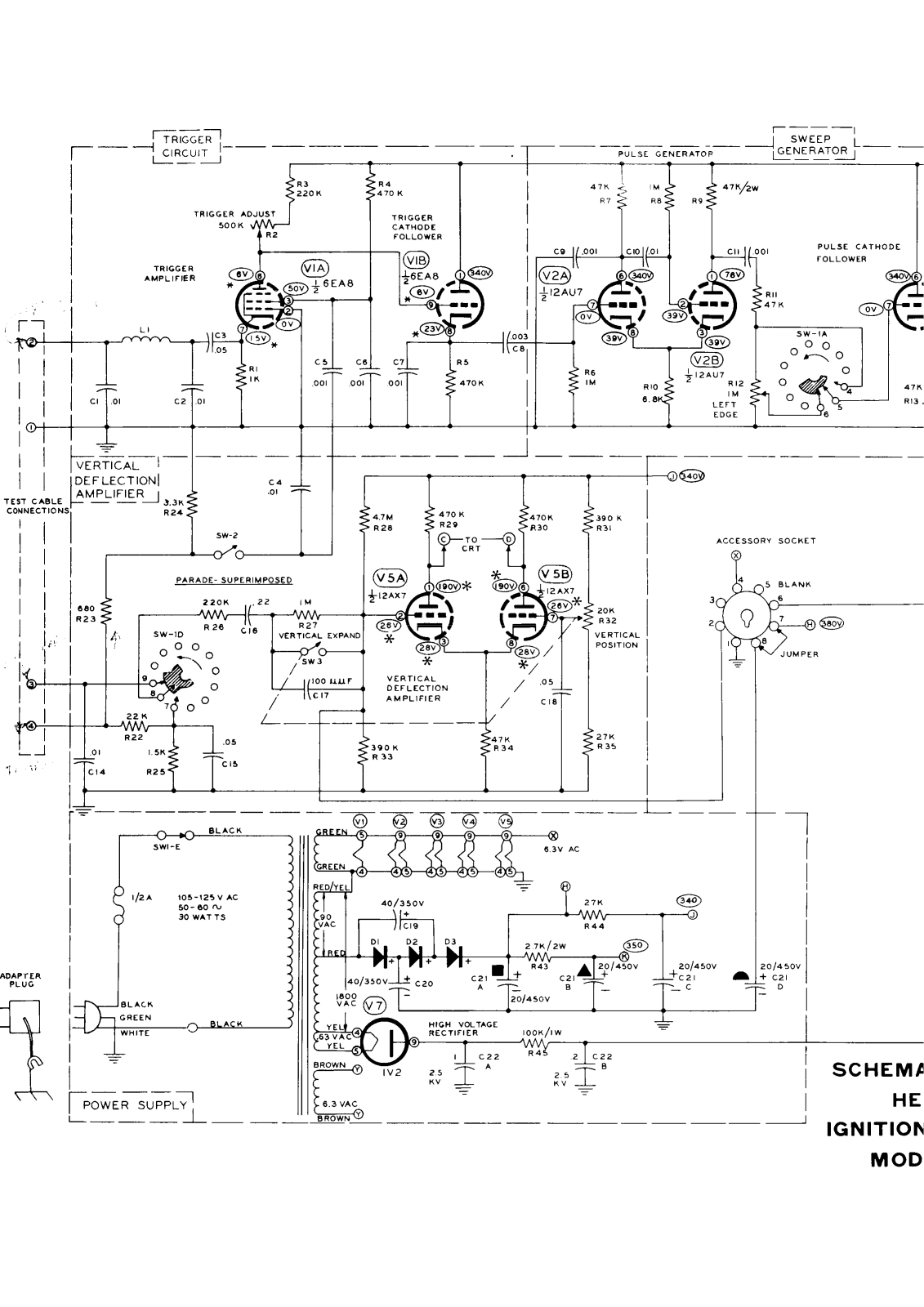 Heathkit io 20 schematic