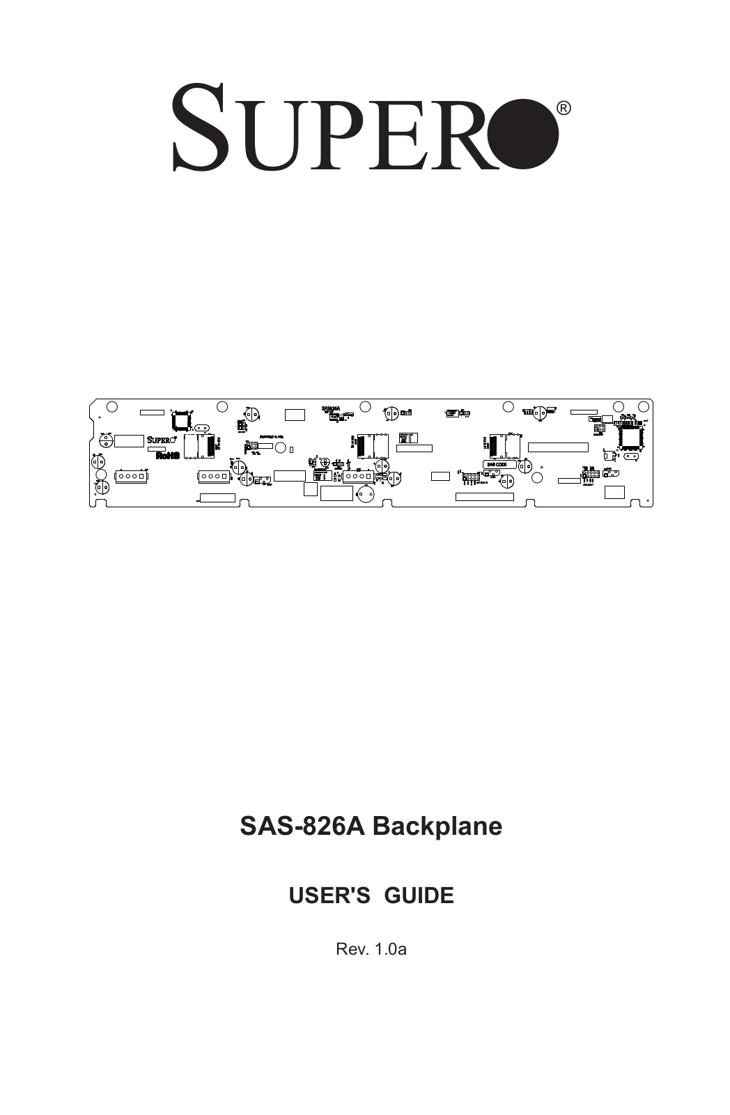 SUPER MICRO Computer SAS-826A User Manual