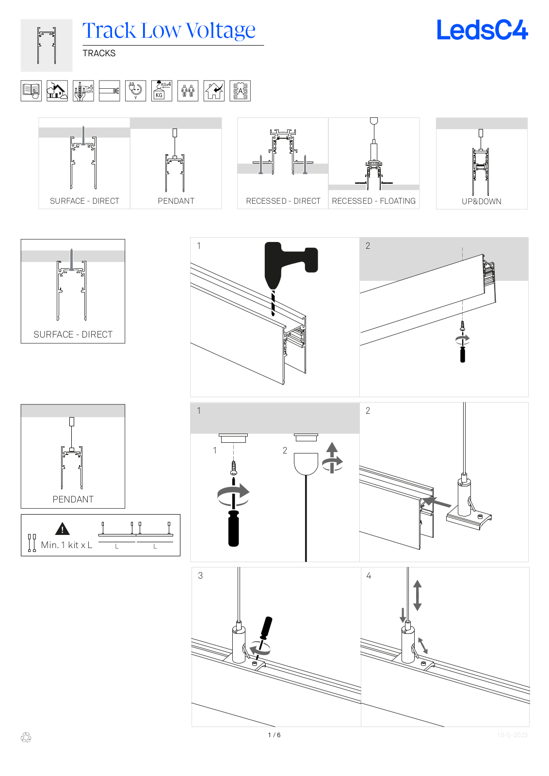 LEDS-C4 Track Low Voltage User guide - ManualMachine.com