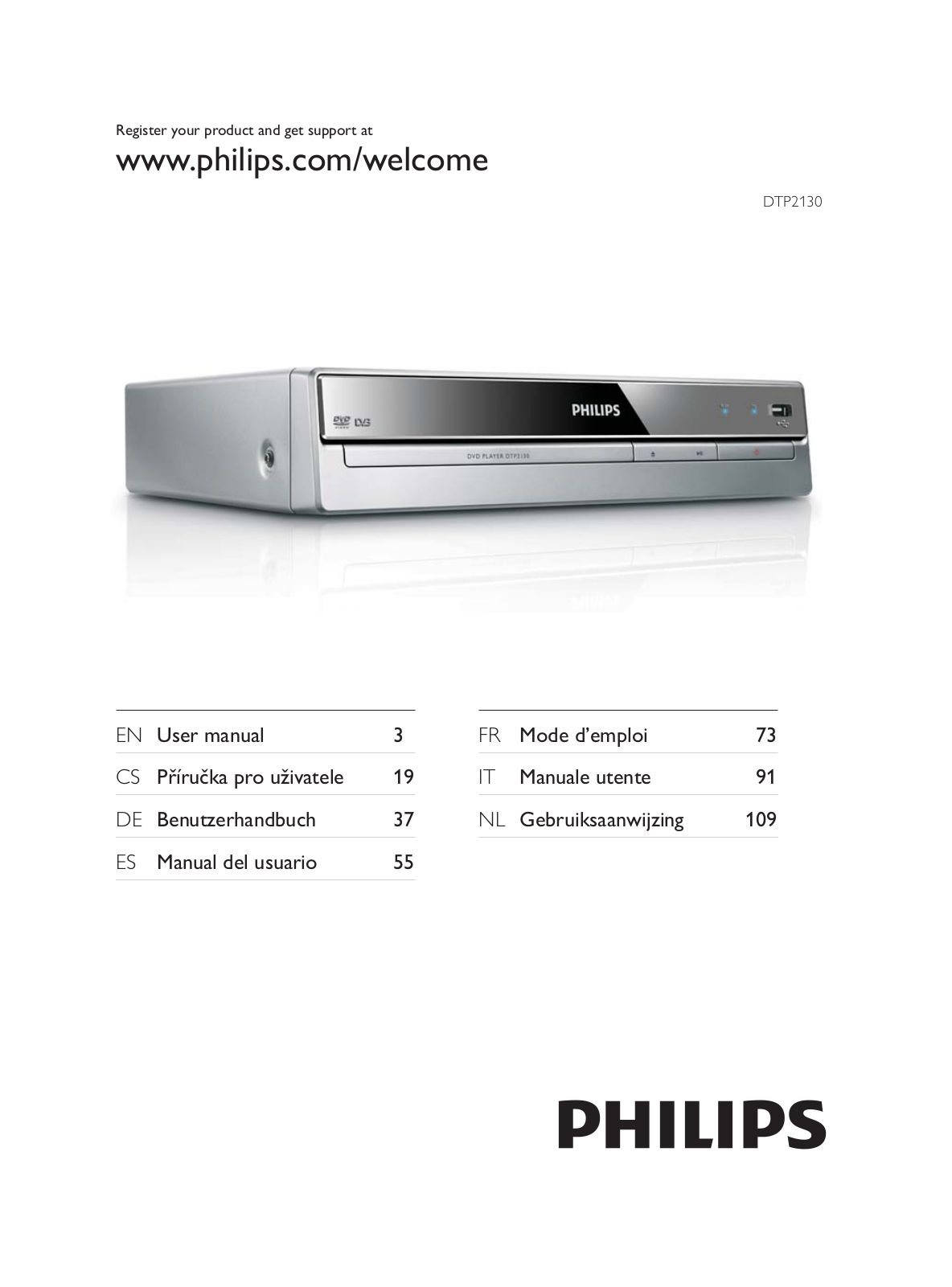 PHILIPS DTP2130 User Manual