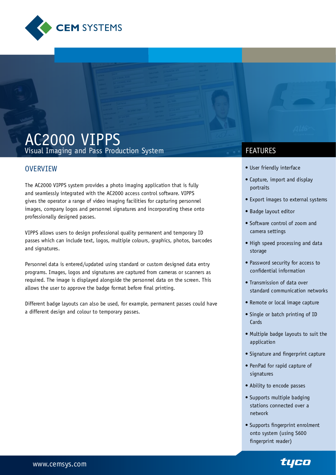 Tyco AC2000 VIPPS User Manual