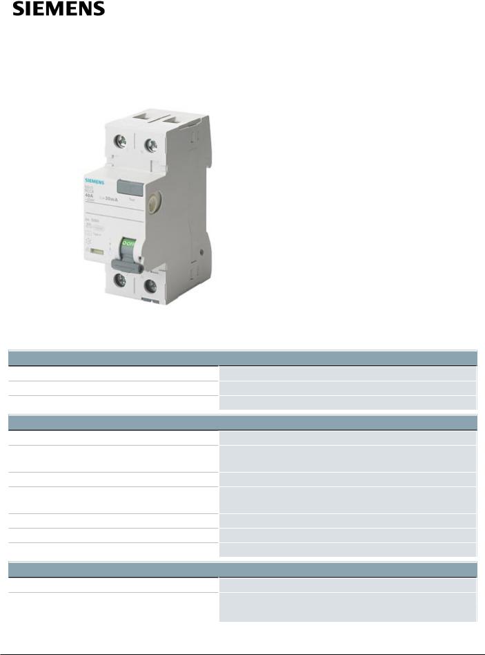 Siemens 5SV3616-6KK01 Datenblatt