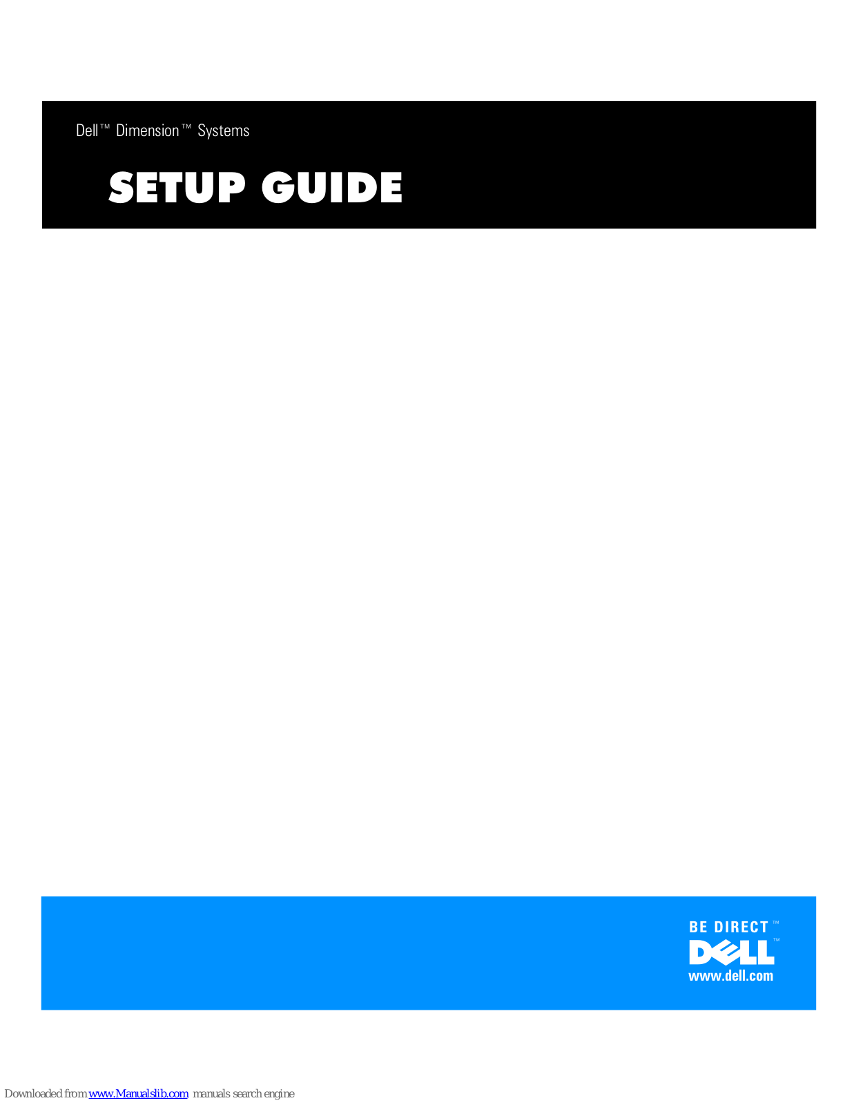 Dell Dimension Lxxxc Setup Manual