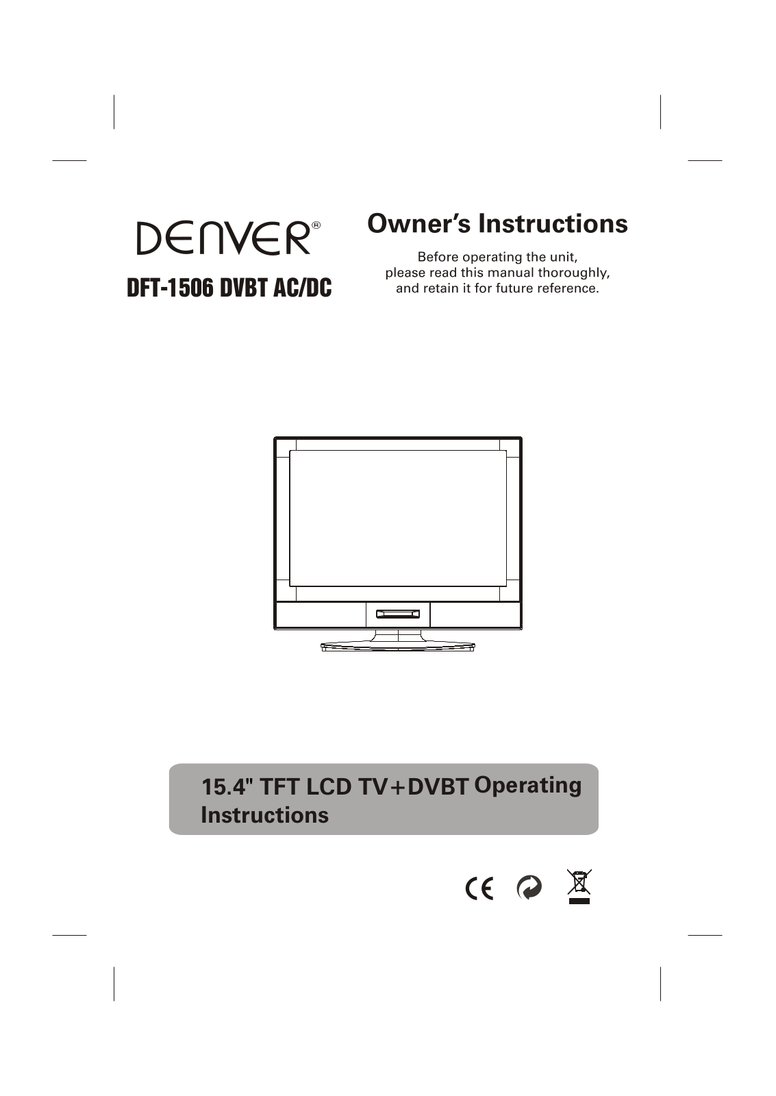 Denver DFT-1506DVBT User Manual