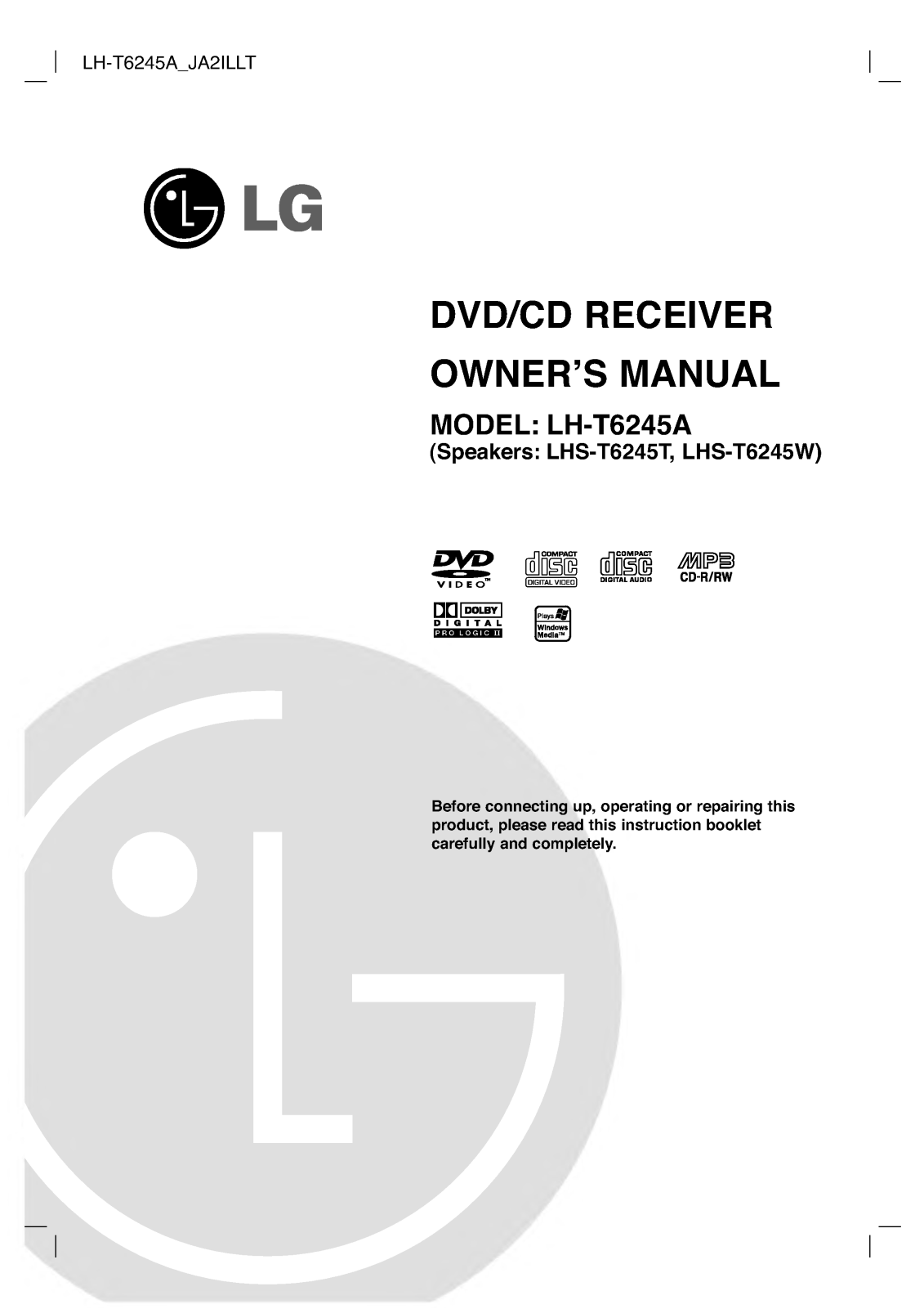 LG LH-T6245A User Manual